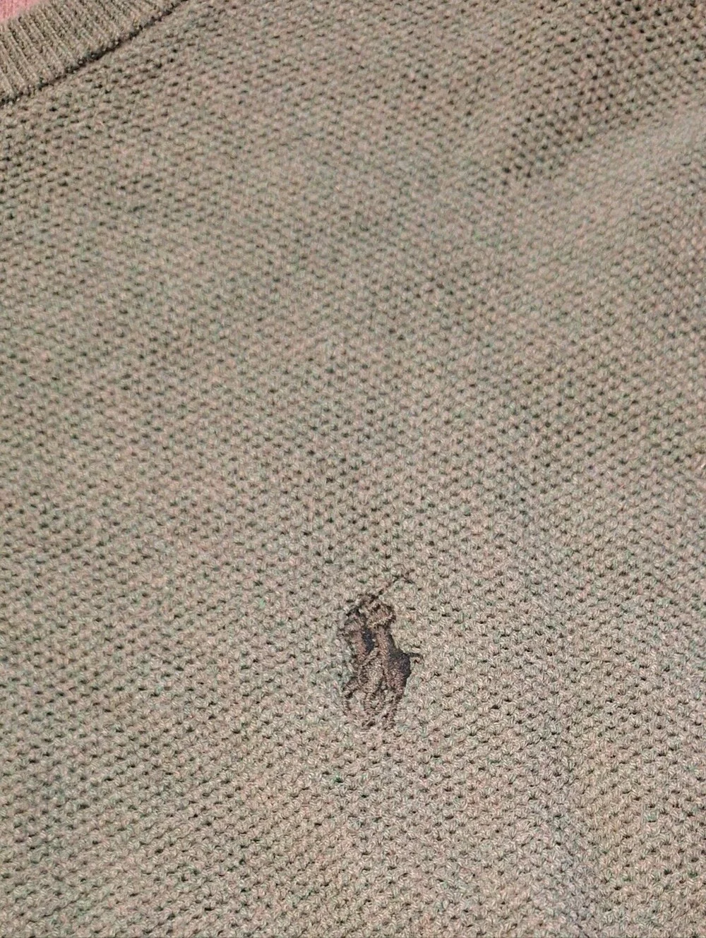 Polo by Ralph Lauren Heathered Green Crewneck Sweater